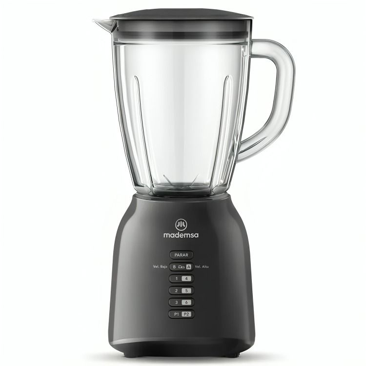 Licuadora 1,5L con Jarra de Vidrio y 6 velocidades 400W MBL40 Negra