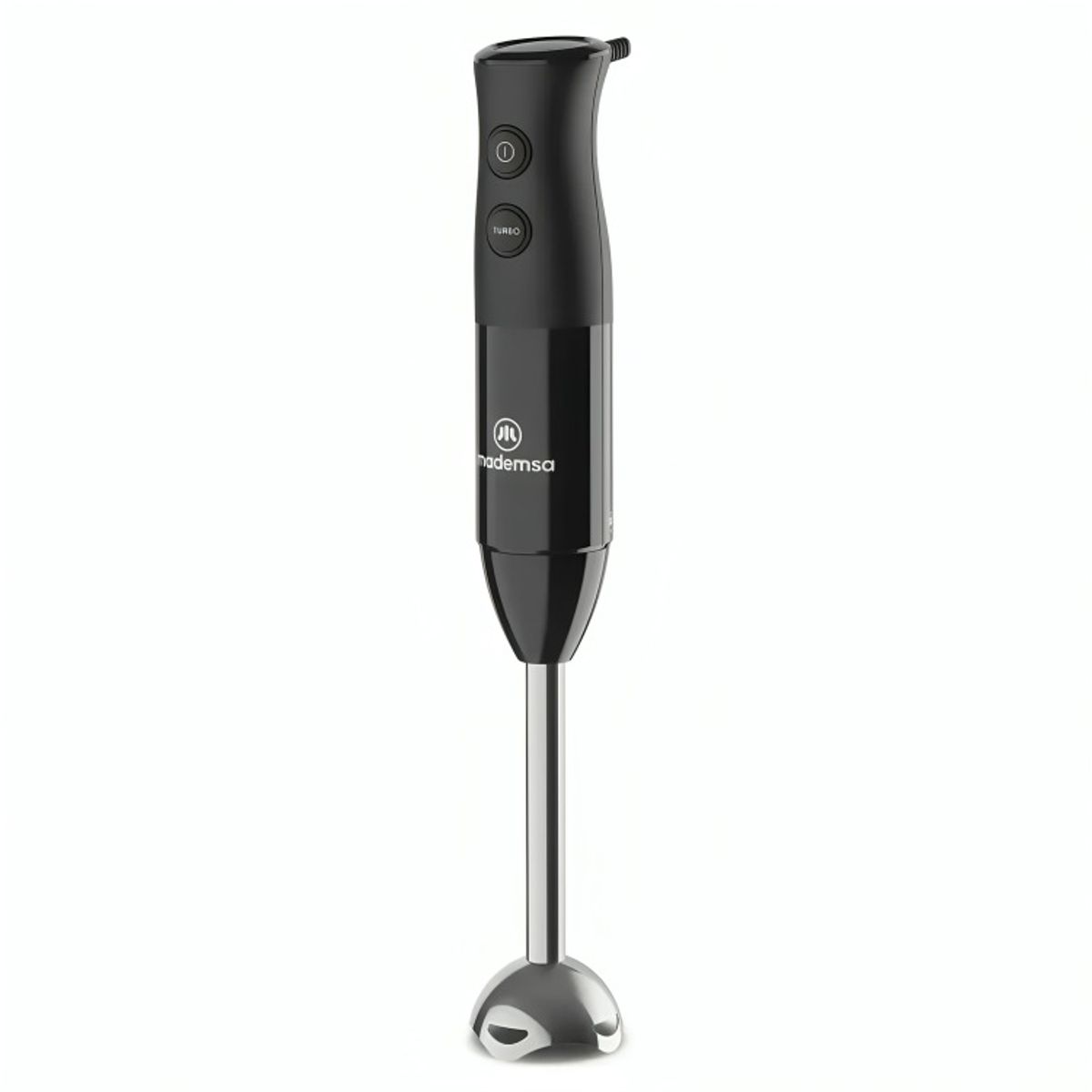 MADEMSA - Minipimer Licuadora 3 en 1 Mademsa 2 velocidades Tecnología Súper Textura MIB20 Negro
