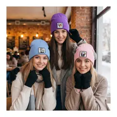 EKOL TACTICA MILITAR - Pack de 3 Gorros Beanies Lana Animales Colores y Diseños Surtidos