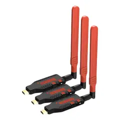 ASIAQUALITY - Extensor Hdmi Inalámbrico 150 M 1 Transmisor Y 2 Receptores
