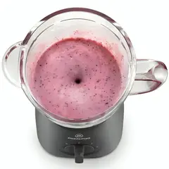 MADEMSA - Licuadora 1,5L con Jarra de Vidrio y 2 velocidades 400W MBL20 Negra