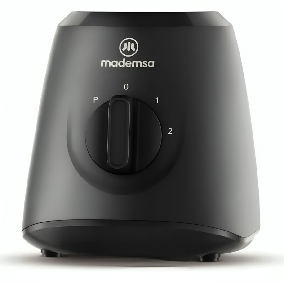 MADEMSA - Licuadora Mademsa 1,5L con Jarra de Vidrio y 2 velocidades 400W MBL20 Negra