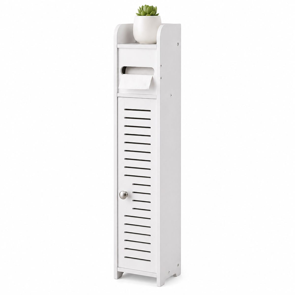GENERICO - Mueble Organizador Bano Esquinero Estante Vertical Compactos