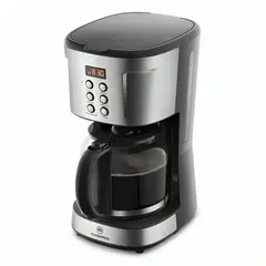 MADEMSA - Cafetera Eléctrica 1,5L Programable 900W MCM30 Acero Inoxidable