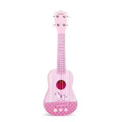 GENERICO - Guitarra 57cm Para Niños Cuerdas Rosado Infantil
