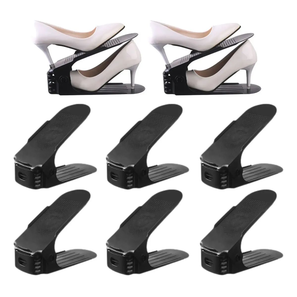 GENERICO - Pack De 6 Zapatero Estante Organizador De Zapatos
