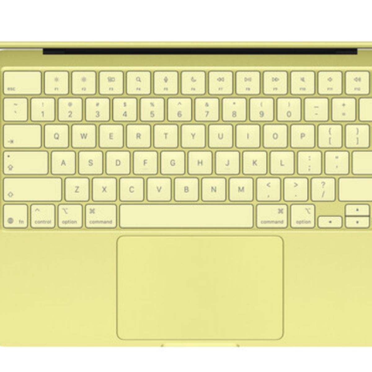APPLE - Apple Notebook 13 256GB/8GB Plata Teclado amarillo