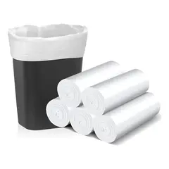 GENERICO - 100 Unidades Bolsa De Basura Biodegradable 50x60cm-Blanco