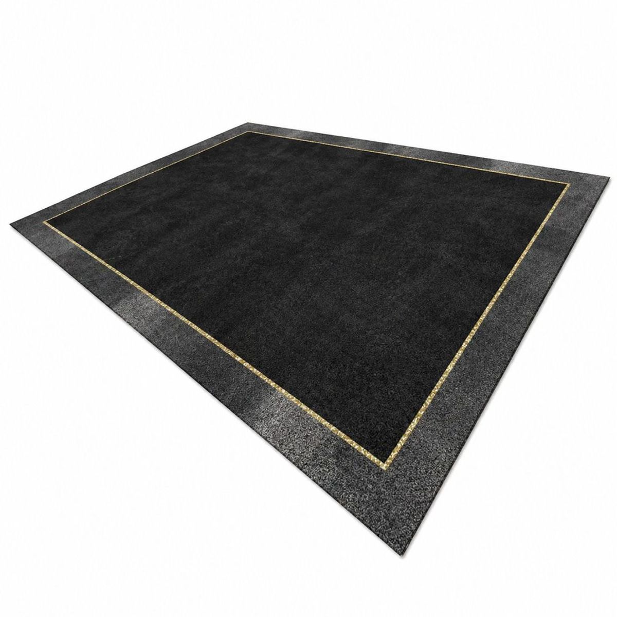 GENERICO - Alfombra Con Diseño  3D Lisas 200 X240  22