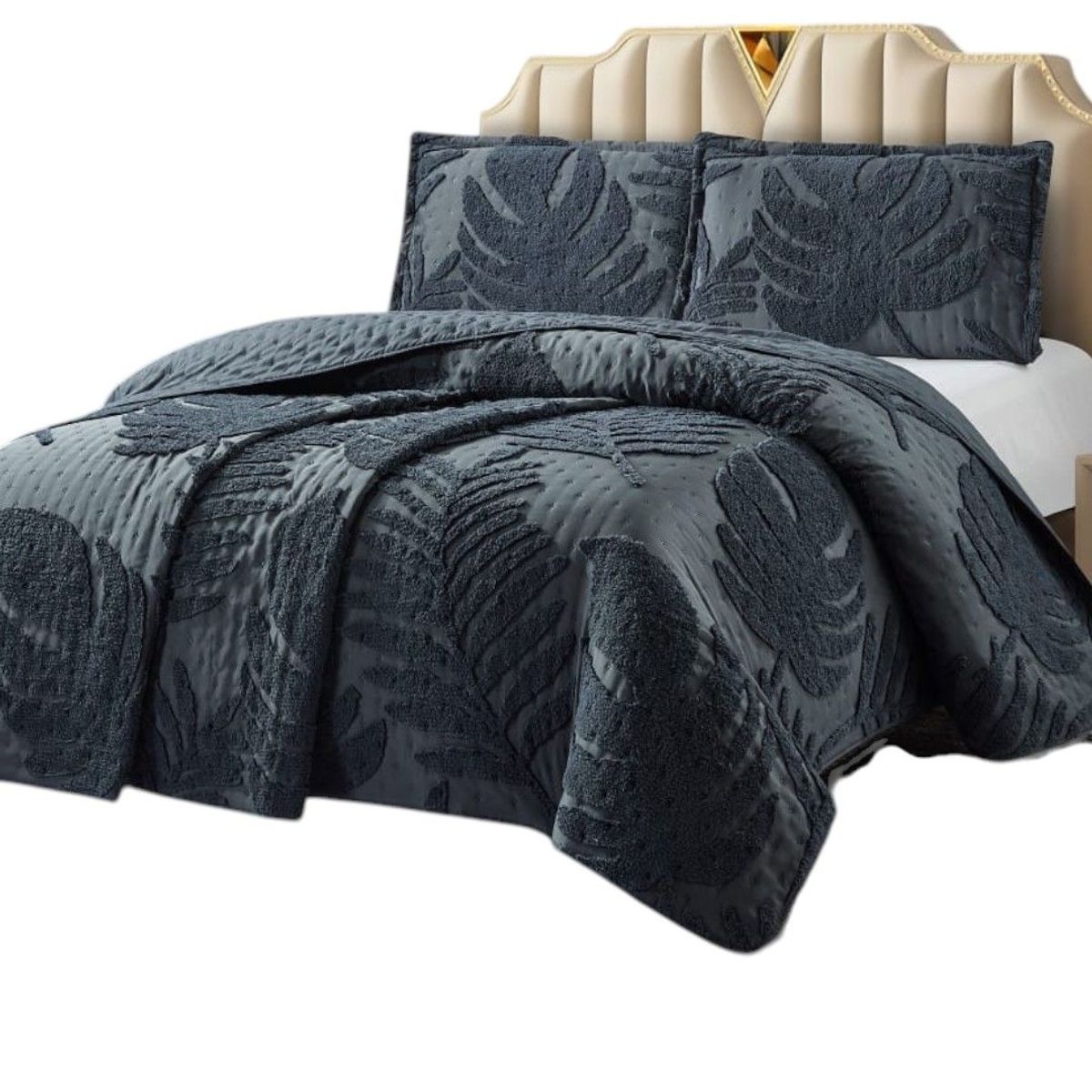 GENERICO - Cubrecama Diseño Tufting King