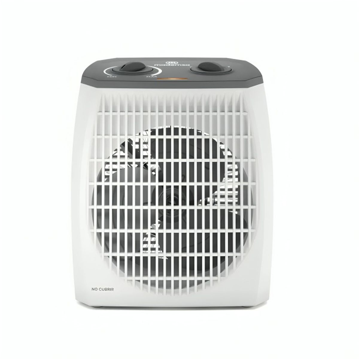 MADEMSA - Termoventilador Mademsa 2000W 2 Velocidades y Termostato TV500 Blanco