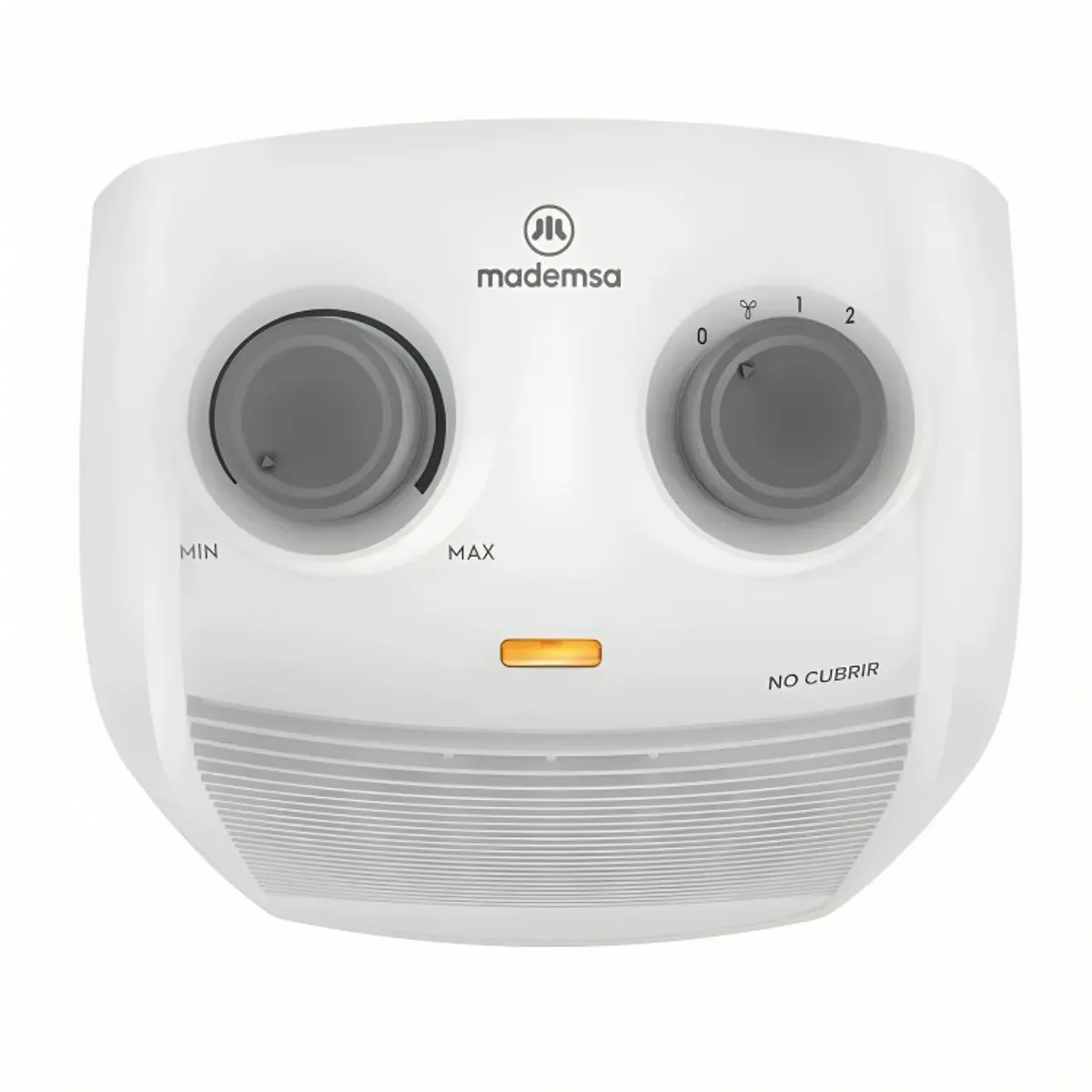 MADEMSA - Termoventilador Mademsa 2000W 2 Velocidades y Termostato TV1000 Blanco