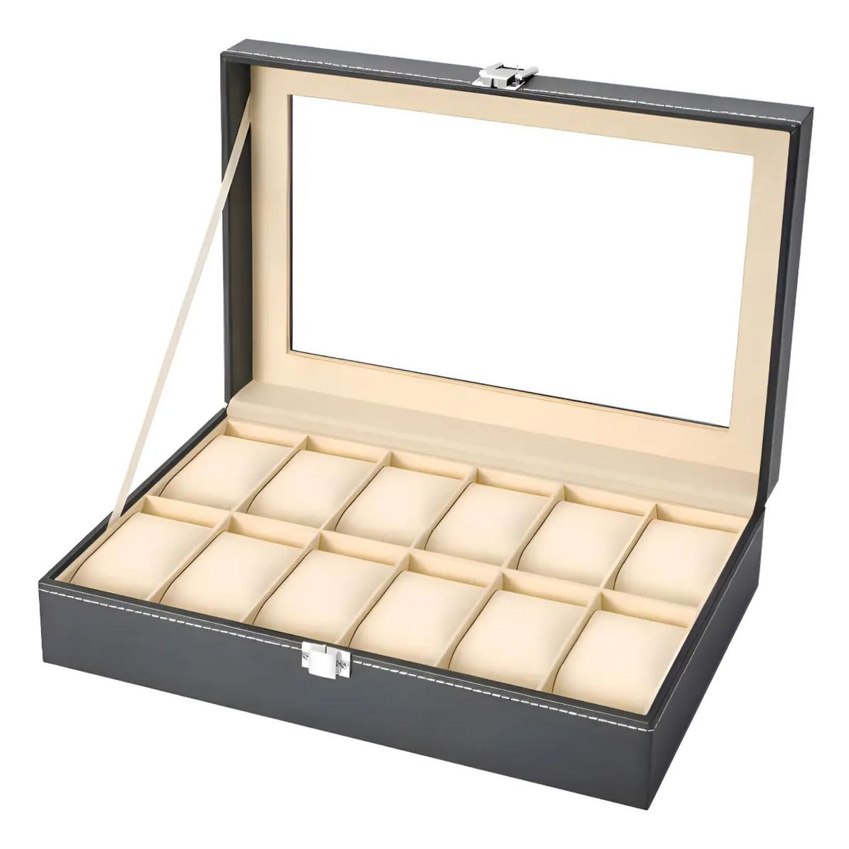 GENERICO - Caja De Reloj Alajero Estuche Para Reloj 12 Relojes