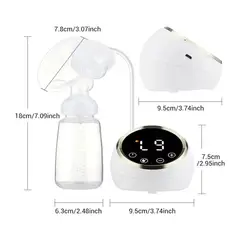 GENERICO - Extractor De Leche Doble Succion Electrico USB Blanco Infantil