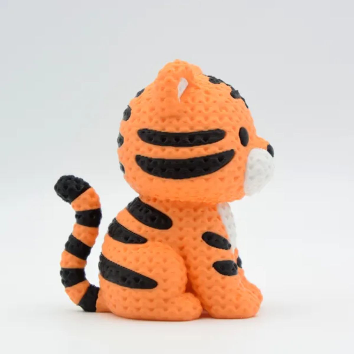 GENERICO - Figura tigre estilo tejido