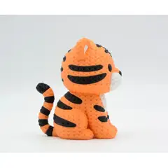 GENERICO - Figura tigre estilo tejido