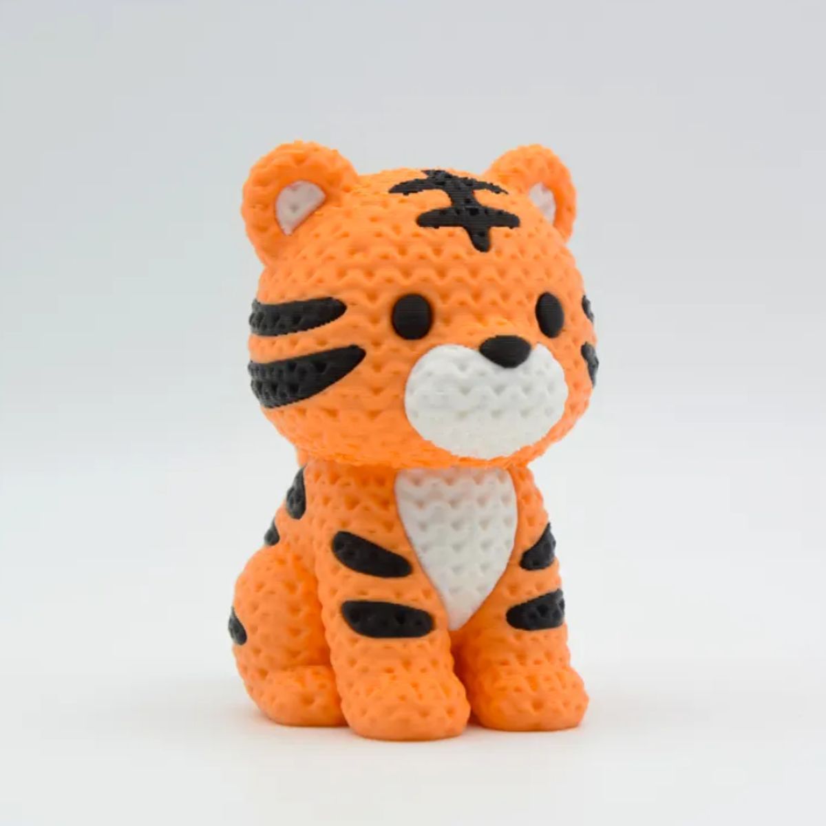 GENERICO - Figura tigre estilo tejido