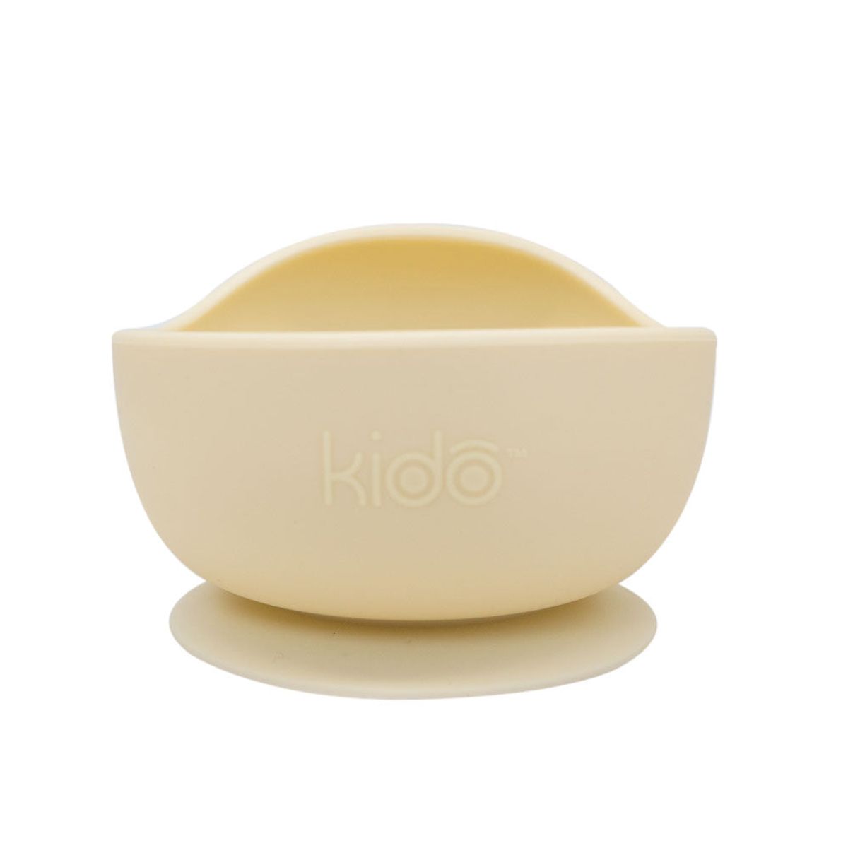 KIDO - BOWL DE SILICONA CON VENTOSA AMARILLO TODDLER KIDO