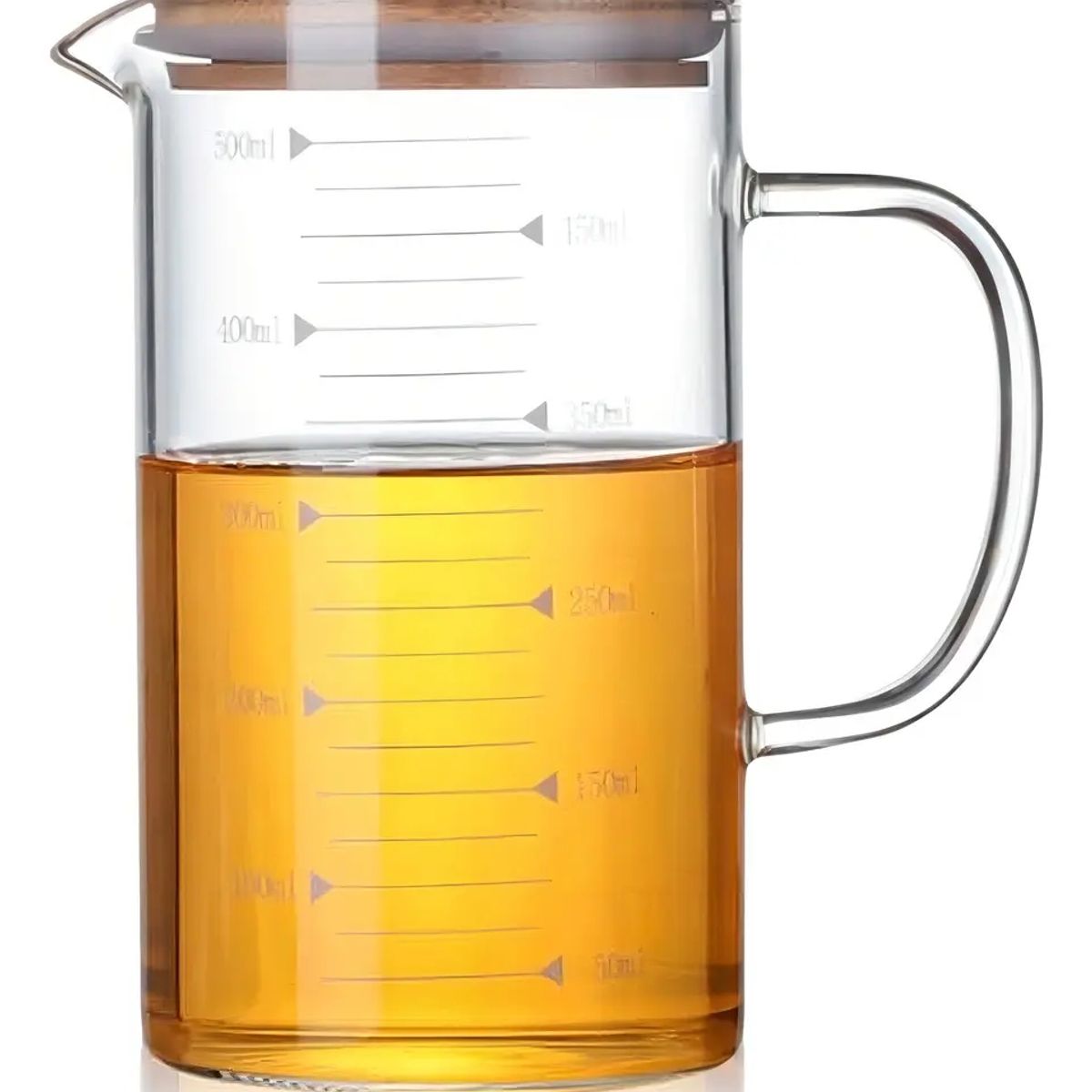 GENERICO - Jarra Medidora Vitrineon 500ml Vidrio Borosilicato Tapa Pico