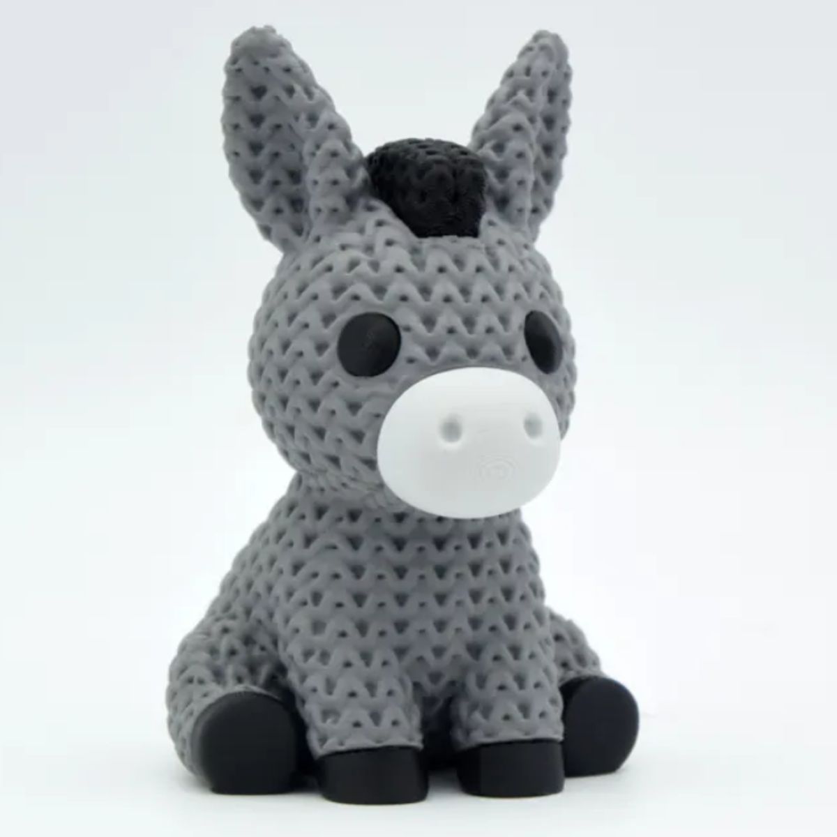 GENERICO - Figura burro estilo tejido