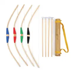 GENERICO - Arco y Flechas de Bambú para Niños