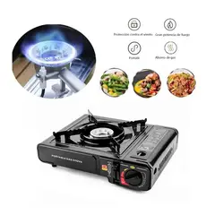 MOVI - Cocinilla Portátil a Gas Butano para Camping con maleta.