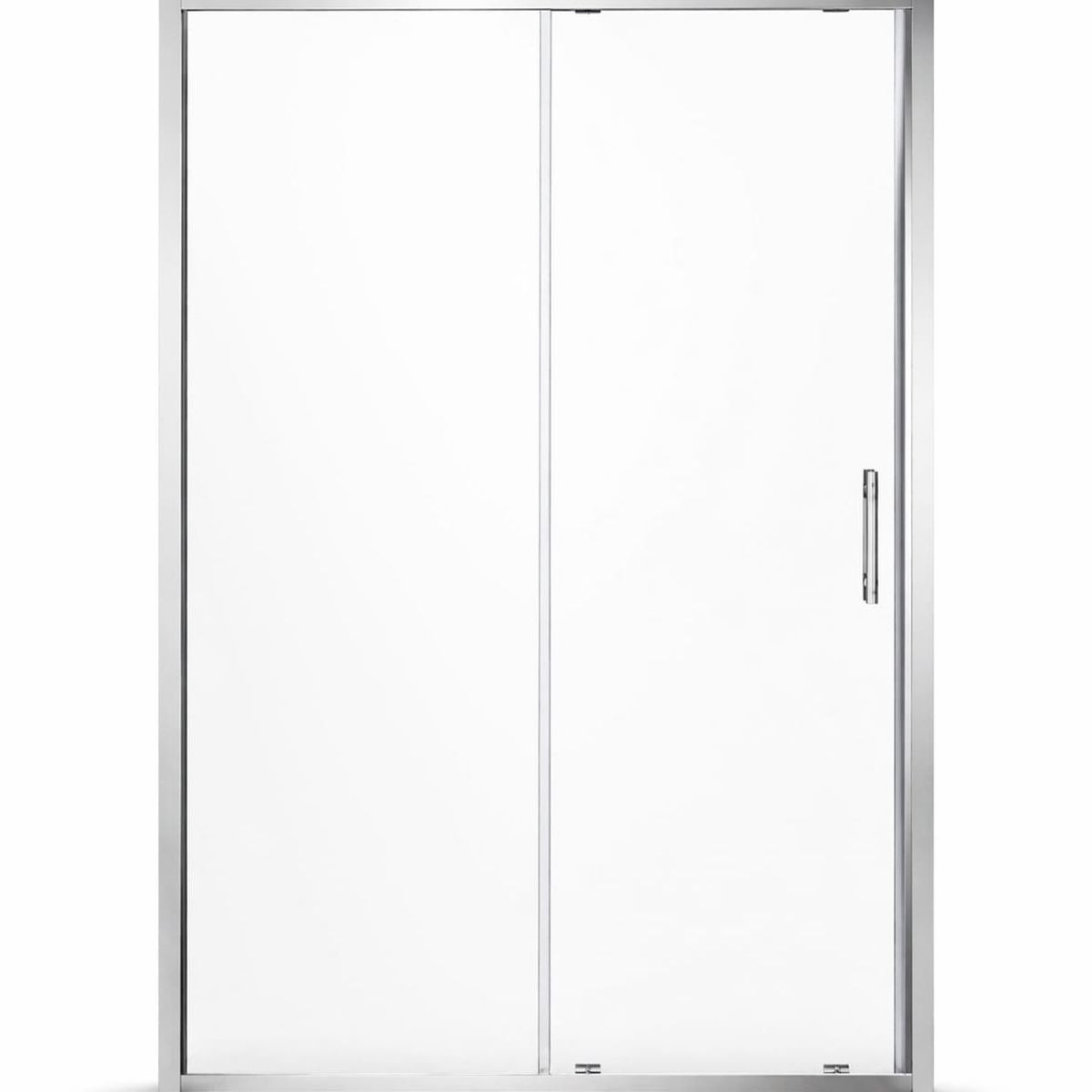 GENERICO - Mampara De Ducha Corredera 150x190cm Vidrio Templado 5mm