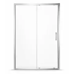 GENERICO - Mampara De Ducha Corredera 160x190cm Vidrio Templado 5mm