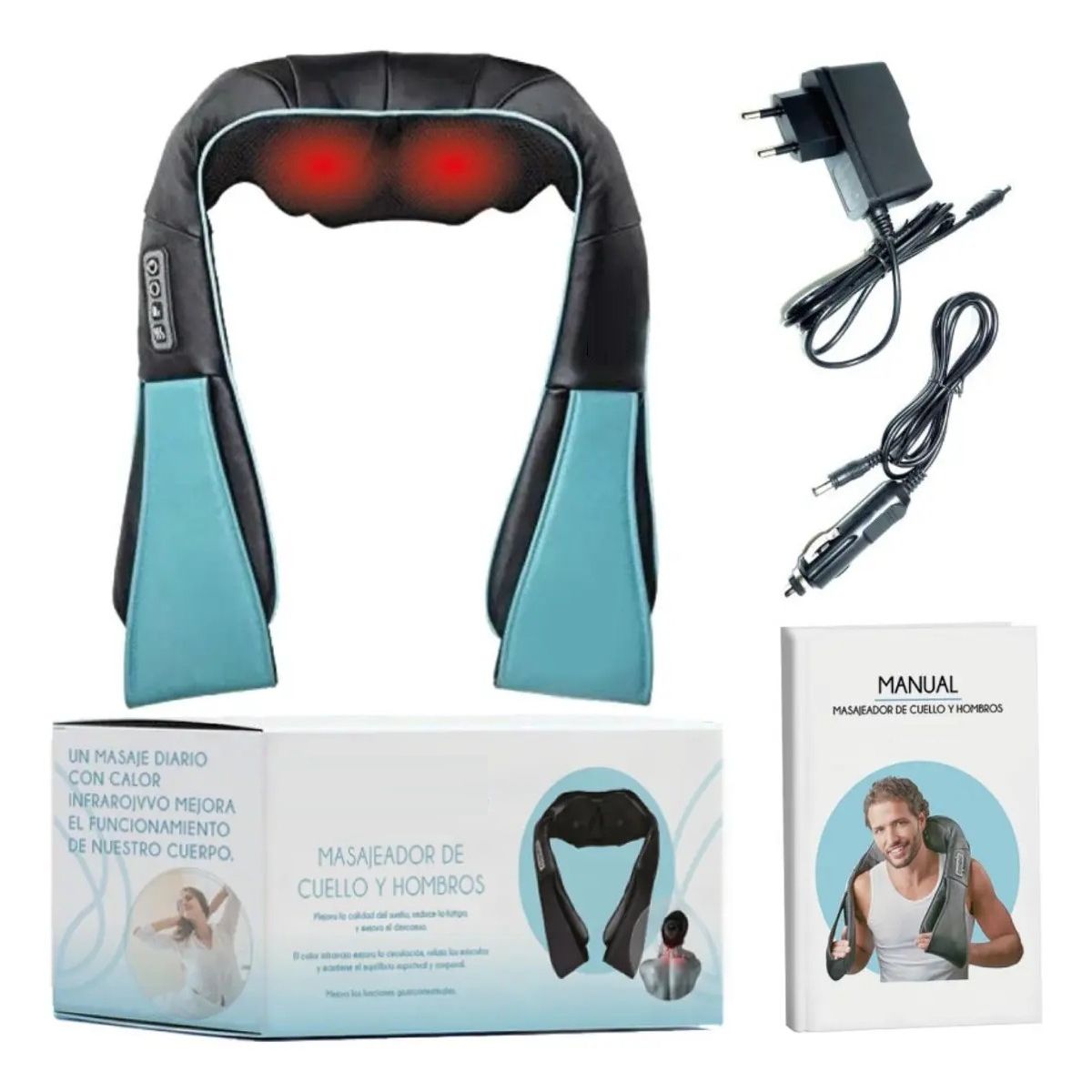 GENERICO - Masajeador De Cuello Espalda Cervical Corporal para Cuello Hombros Labg