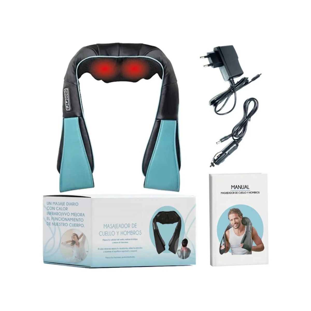 GENERICO - Masajeador De Cuello Espalda Cervical Corporal para Cuello Hombros Labg