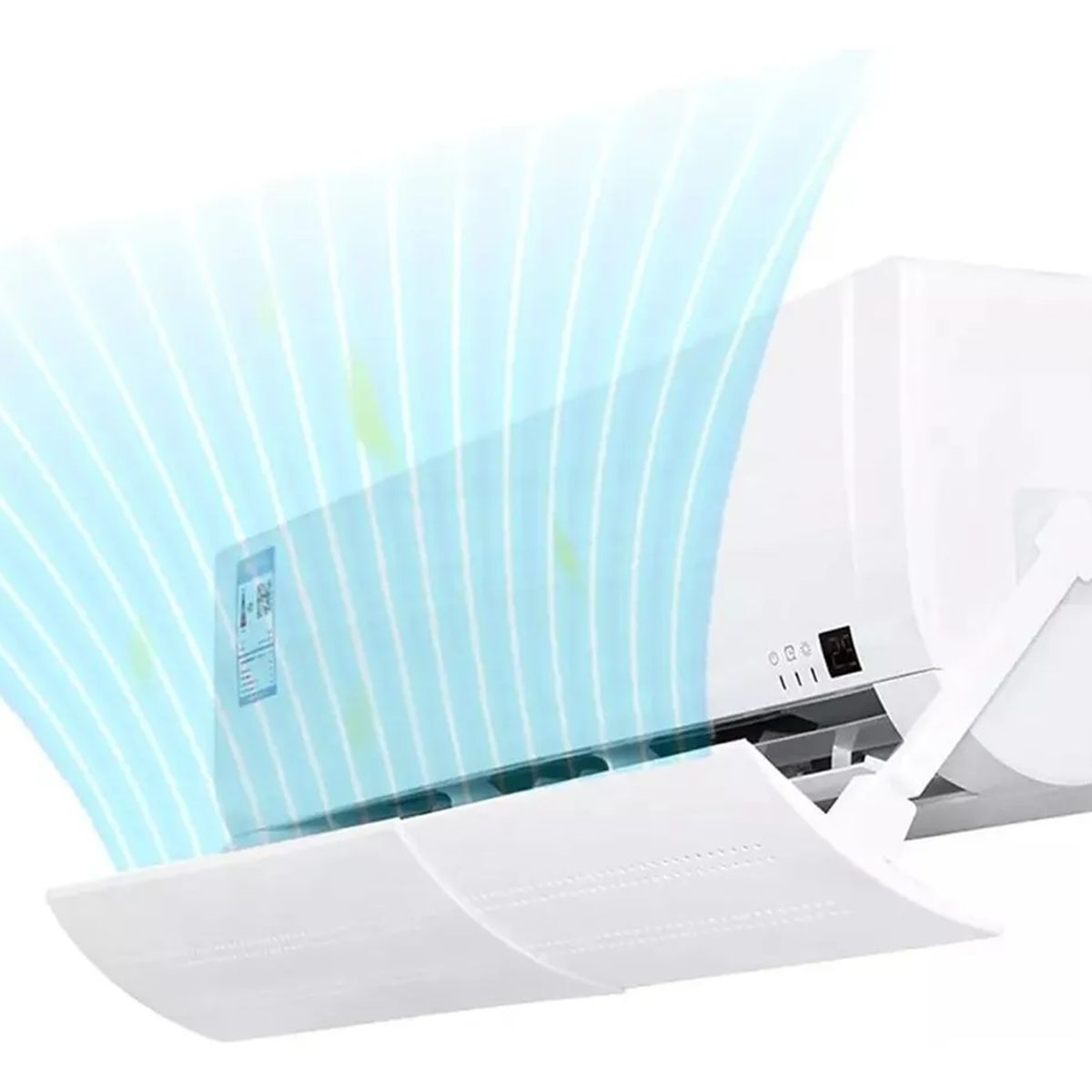 GENERICO - Deflector Aire Acondicionado Retráctil Universal De Viento