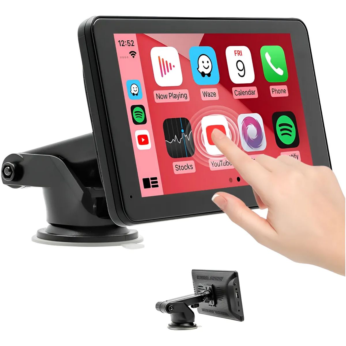 GENERICO - Radio Pantalla 7 Portatil Compatible Con Carplay Y Android