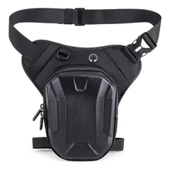 KUANGYE - Piernera Riñonera Bolsa Impermeable Para Motociclista