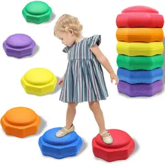 KUANGYE - Piedras Equilibrio Epp 6 Pzs Sensorial Niños Antideslizante