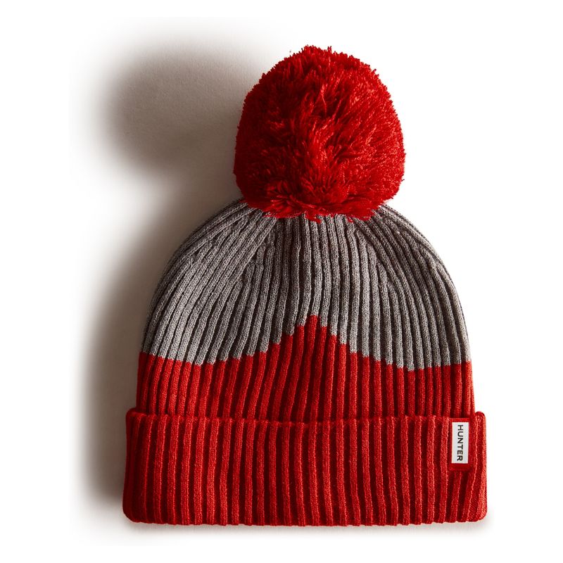 HUNTER - Gorro Lana Mujer Rojo Hunter