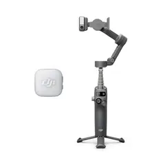DJI - Estabilizador Pack para Vlogs Osmo Mobile 7P Transmisor Mic Mini 2