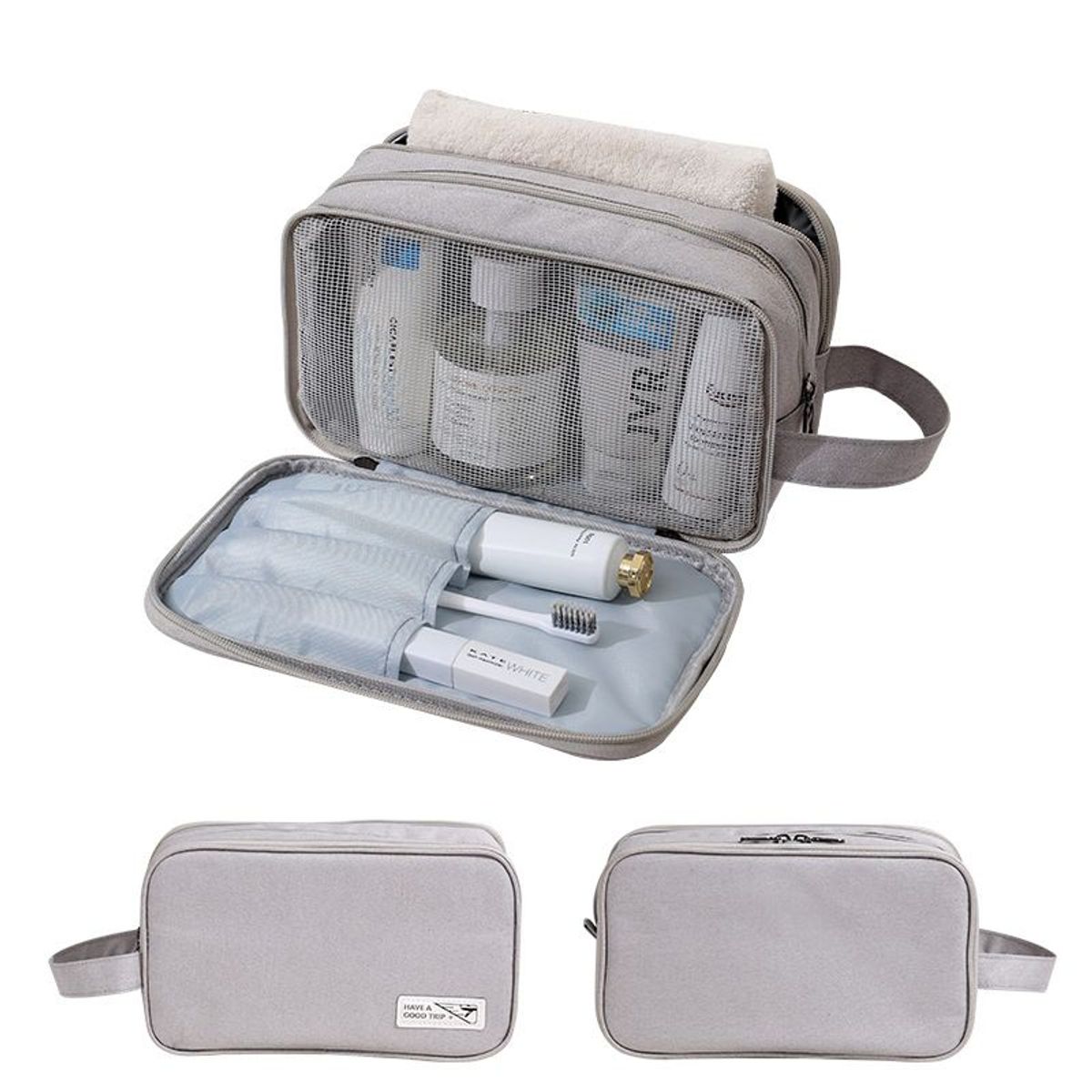 TIOZONEY - Cosmetiquero Travel Mujer-Rojodo