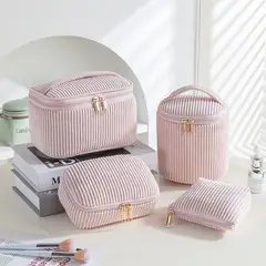 TIOZONEY - 4pcs Cosmetiquero Travel Mujer-Rojodo