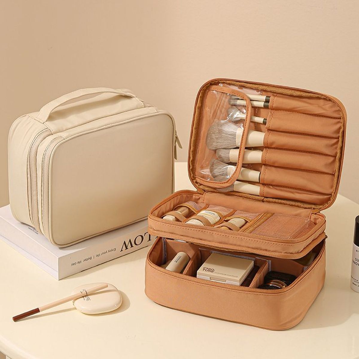 TIOZONEY - Cosmetiquero Travel Mujer-Negro