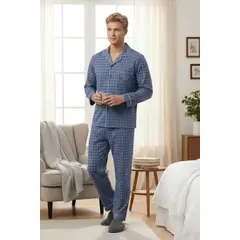 LOOK SHOP - Pijama Hombre Tallas Grandes Algodón Premium. Regalo A Papá 612