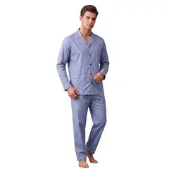 LIKE SHOP - PIjama Hombre Tallas Grandes Algodón Premium. Regalo A Papá 612