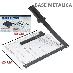 GENERICO - Cortadora De Papel Carta Guillotina Metálica Fotos A4