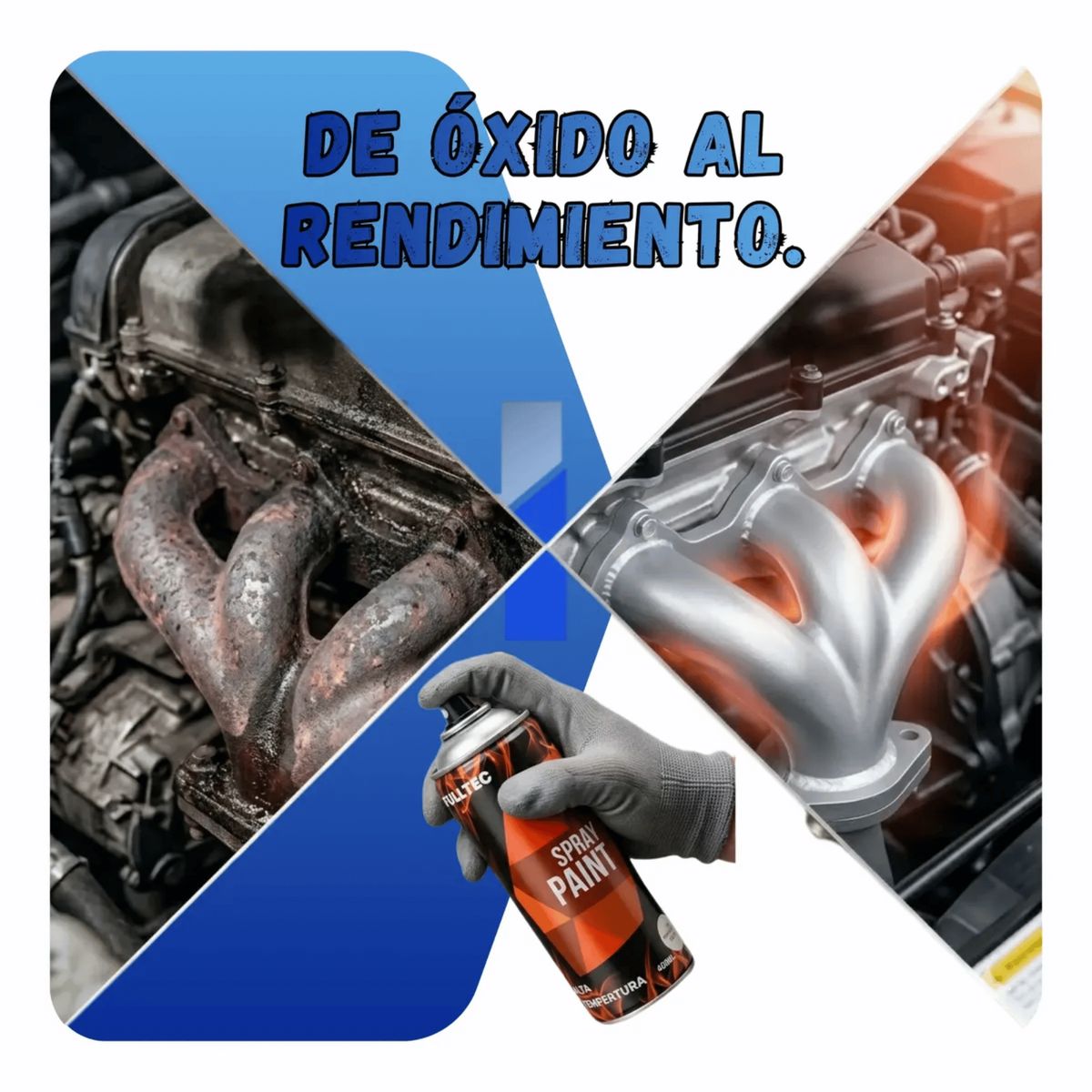 FULLTEC - Spraypaint Alta Temperatura Fulltec 400ml Escojer Color