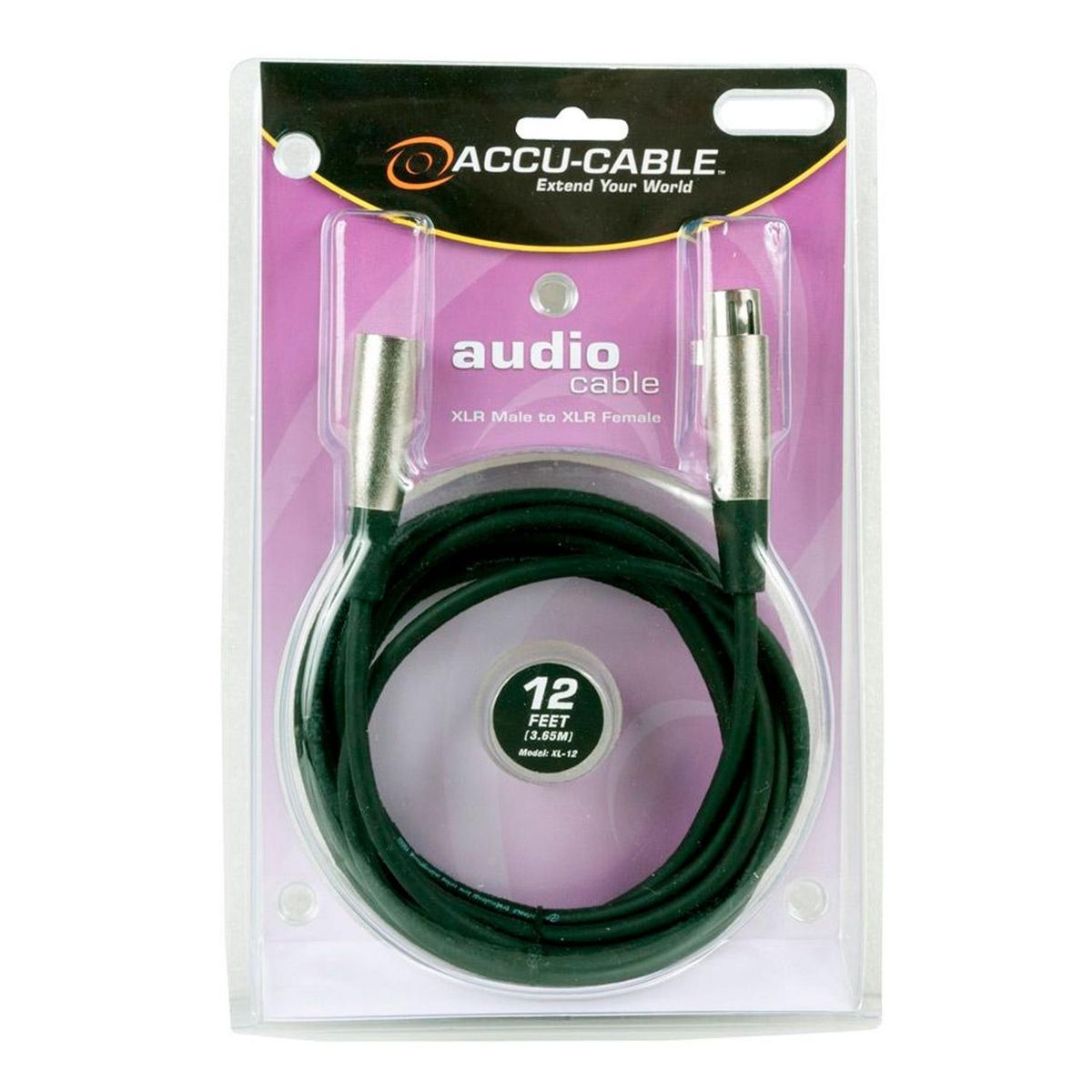 GENERICO - Cable XLR Accu-Cable XL12 3.5 mts