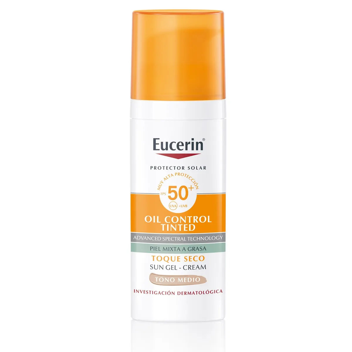 EUCERIN - Protector Solar Facial Oil Control Tono Medio FPS 50 50ml Eucerin