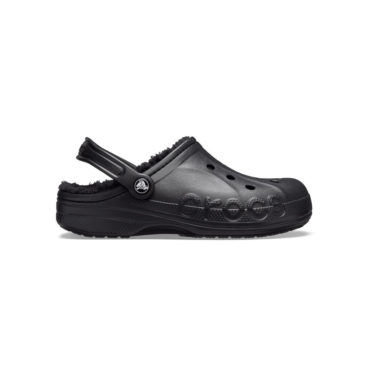 CROCS - Zueco Unisex Baya Lined Clog Negro CROCS