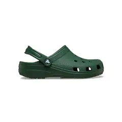 CROCS - Zueco Unisex Classic Clog Verde Oscuro