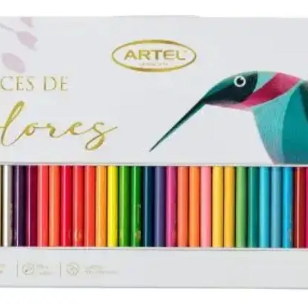 ARTEL - Estuche Metálico 48 Unidades De Lapices De Colores Artel