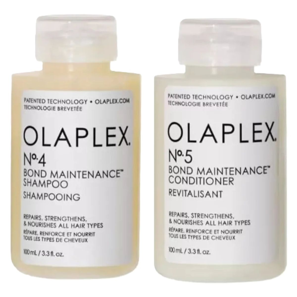 OLAPLEX - Pack Olaplex Shampoo 4 100ML + Acondicionador 5 100ML Mantenimiento