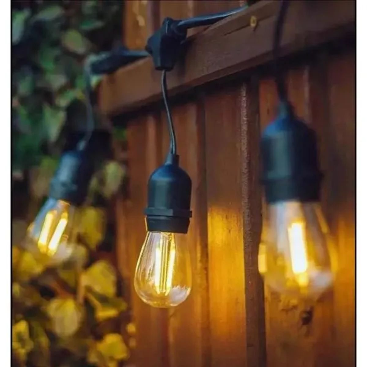 GENERICO - Guirnalda Solar Jardin Exterior Guirnaldas Led 10 Ampolletas